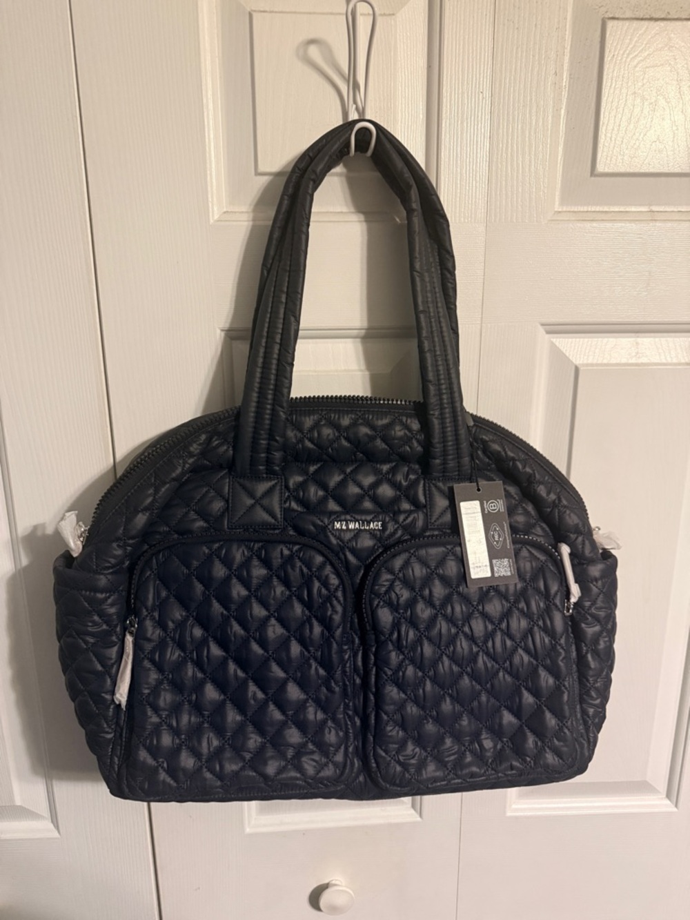 MZ Wallace Navy Nik Bag
